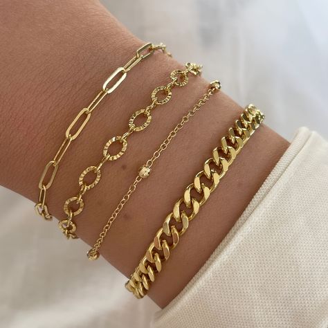 Faster shipping. Better service,Amazon,Tiktok,AliExpress,Target,Walmart,Ikea Pretty Stacks, Gold Bracelets Stacked, Gold Bracelet Set, Stacking Bracelets, Wrist Jewelry, Gold Armband, Gold Bracelet For Women, Jewellery Gold, Chain Design