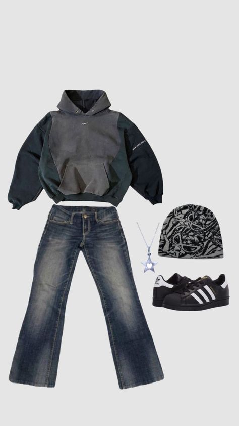 Dc Shoes Outfit, Outfit Layout, Shoes Outfit, Cool Fits, Indie Outfits, Swaggy Outfits, Dc Shoes, Jewelry Outfit, Dream Clothes