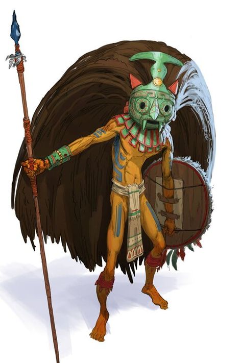 Winners of the “Aztec Warrior” Challenge The Road To El Dorado, Road To El Dorado, Lost City Of Gold, City Of Gold, Lucas Arts, Dark Sun, Character Design Challenge, The Lost City, Aztec Culture