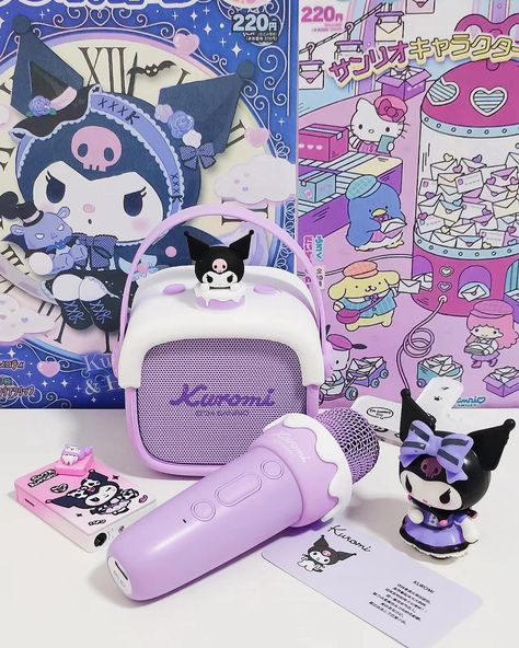 🎤Kuromi microphone speaker 🥰Now available in my shop! Search ‘YX3124’ to find it, Link in bio. Follow @cutelalacoshop for more cute items! #kuromi #speaker #kuromisanrio #kuromicore #hellokitty Kuromi Perfume, Kuromi Collection, Kuromi Speaker, Kuromi Hair Brush, Kuromi Things, Cute Items, Find It, Speaker, Link In Bio