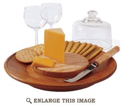 Domed Snack Set Wood Plates, Snack Platter, Punched Tin, Birdseye Maple, Wood Magazine, Snack Set, Woodworking Plan, Cheese Crackers, Cheese Serving