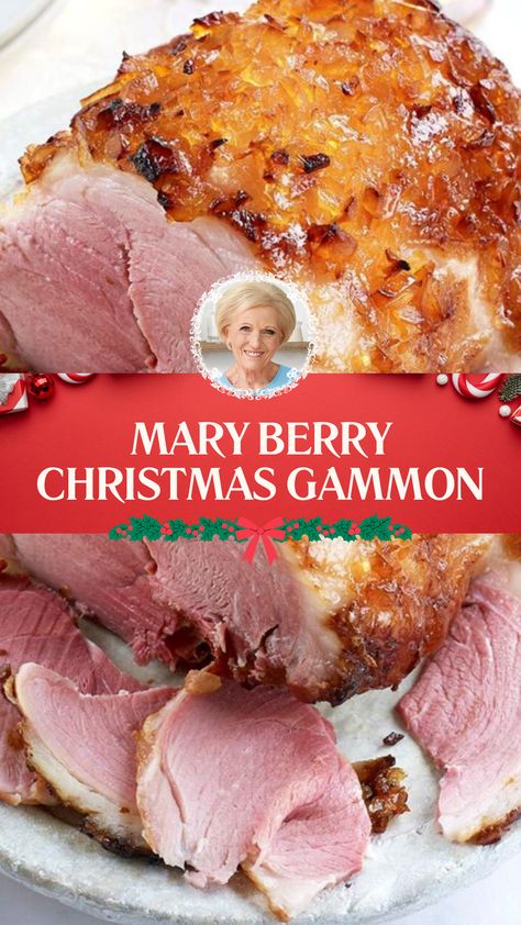 Mary Berry Christmas Gammon Roast Gammon Recipes, British Holiday Recipes, Christmas Gammon Recipes, Christmas Gammon, Christmas Meal Ideas, Mary Berry Recipes, Mary Berry Christmas, Kedgeree Recipe, Roast Gammon