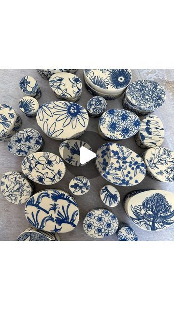 Eucalypt Homewares | Handmade Ceramics on Instagram: "Exciting news…I’m going to be selling my ceramics through @found_fac 👏🏻👏🏻👏🏻 
I’ll be delivering stock to them later this week. 

Here’s a super fast process video of me decorating my little trinket boxes. 
I use the scraps of transfers from the larger forms to decorate all the small items. 
When making I tend to do things in stages. Ie all the casting, then all the trimming, then all the sponging, then all the tissue transferring. It can be a quite meditative process working over and over with my hands. Usually I listen to a good book while I’m doing it 😁
I hope you enjoy watching xx

@fremantleartscentre #fremantleartscentre #found #eucalypthomewares #floralware #statefloralemblems" Sponging, Exciting News, Small Items, Trinket Boxes, Handmade Ceramics, It Cast, Ceramics, Instagram