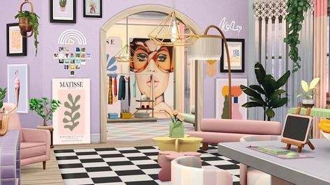 N♡ĿΛИΛ on Twitter: "Pastel Apartment ➡️ https://t.co/Uu6dIdVx43 🌍 | San Myshuno 💵 | §69318 ❌ | No CC 🌈 | ID • NolanaSims @LesSims @EAFrance @TheSims @SimGuruNinja @SimGuruFrost @SimsCreatorsCom @EA @LosSimsES @LuniverSims @HumansOfTheSims #HOTSC #TheSims #Thesims4 #ShowUsYourBuilds #NoCC https://t.co/CR3QQFiEin" / Twitter Danish Pastel House, San Myshuno Apartment, Girlie Apartment, Pastel Apartment, Sims 4 Apartment, House Sims 4, Sims Download, San Myshuno, Pastel House