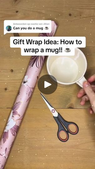 4.4K views · 68 reactions | 175_Do you love giving coffee mugs as presents Check out this fun gift wrap idea on how to wrap a mug! #fyp #wrappinglov #fypシ゚viralシ #foryouシpage #foryoupage #foryouシ #wrappinghacks #wrappingtutorial #fyp #gift #wrappingpresents #iphonelover | Giftwrapping101 | Empire Of The Sun · Walking On A Dream Gift Wrap Mug Ideas, How To Wrap A Mug, Mug Wrapping Ideas, Wrap A Mug, Walking On A Dream, How To Wrap, Wrapping Gifts, Present Wrapping, Box Patterns