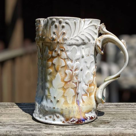 Tim Kowalczyk on Instagram: “This past week @mikestumbras came by to check out my studio and I was lucky enough to snag one of his amazing mugs! It was hard not to post…” Tim Kowalczyk, Beer Mug, Beer Glasses, Ceramics, Tableware, On Instagram, Instagram