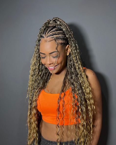 55 Latest Fulani Box Braids Ideas (2024) | ThriveNaija Box Braids Ideas, Hair Color Plum, Short Box Braids Hairstyles, Rave Hair, Braids Ideas, Short Box Braids, Feed In Braids Hairstyles, Goddess Braids Hairstyles, Dreadlock Styles