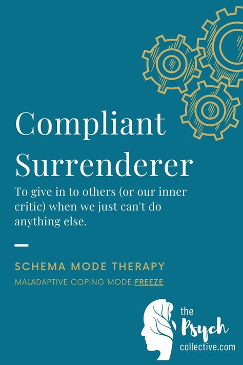 Schema Mode Therapy: Compliant Surrenderer Mode Schema Therapy, Behaviour Change, Parts Work, Inner Critic, Throw In The Towel, Todo List, Behavior Change, Self Image, Girly Stuff