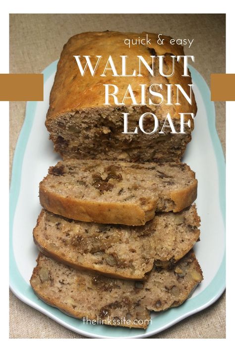 Looking for a delightful treat that's both sweet and nutritious? Our Walnut Raisin Loaf recipe has got you covered! Made with real fruit and nuts, you can rely on it to satisfy your cravings any time of day. Whether for breakfast or a snack, this tried and true recipe is sure to bring a smile to your face! #HealthyTreats #DeliciouslyNutritious #YummyCravings Date And Raisin Loaf, Raisin Desserts, Raisin Walnut Bread Recipe, Raisin Loaf, Pecan Bread Recipe, Zucchini Dishes, Walnut Bread Recipe, Waffle Cone Recipe, Apple Loaf