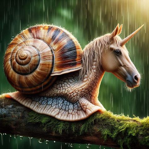 Hybrid Animals, Pet Snails, Writing Images, Snail Art, Albino Animals, Autumn Fairy, Set Saree, Horse Tattoo, Alien Races