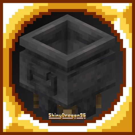 Shiny's Cauldrons Minecraft Texture Pack Minecraft Cauldron, Pixel Painter, Voxel Games, Minecraft Texture Pack, Minecraft 1, Minecraft Mods, Circle Art, Texture Packs, Style Guides