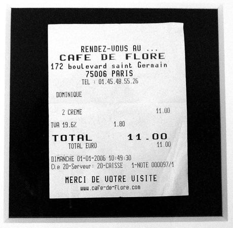 hang reminders of things that brought/bring you happiness... Receipt Art, Cup Of Jo, Trip To Paris, Paris Cafe, Woodworking Supplies, Photo Projects, Craft Table, Paris Travel, Diy Organization