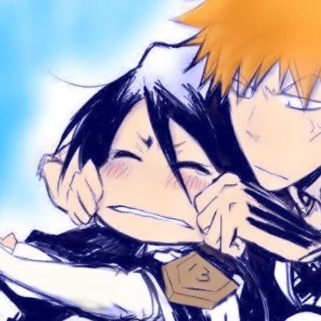 matching 1/2 Rukia Ichigo, Matching Icons Discord, Ichigo X Rukia, Rukia Bleach, Bleach Rukia, Ichigo Y Rukia, Ichigo And Rukia, Duos Icons, Bleach Anime Art