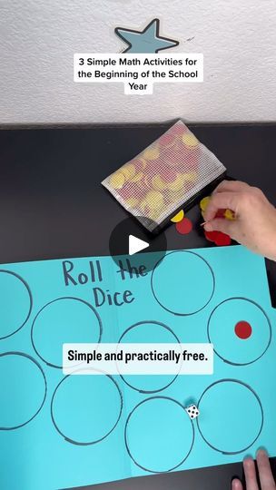 13K views · 795 reactions | Hi! 🙋🏻‍♀️It’s Abbie and I am back with 3️⃣ super simple math activities that you can do with your students the first few weeks of school and you probably already have everything. ➡️You need some file folders or cardstock, a sharpie and counters. Use the sharpie to draw or trace circles onto the file folders and then add numbers, ten frames, tally marks or dots to each circle. 🤩Little Learners love using fun manipulatives, like mini erasers to count and match or using unifix cubes to build counting towers or rolling the dice and matching the quantity! Simple and practically FREE! ♥️Like🛟Save and ↗️Follow Kindergarten Chaos for more hands-on learning for Little Learners! #kindergartenchaos #handsonmath #math #kindergarten #backtoschool2024 | Abbie Ickes-Peters Counting In Tens Activities, Math Crafts Kindergarten, Maths Activities Ks1, Unifix Cube Activities, Math Activities Kindergarten, Subitizing Activities, Unifix Cubes, Mini Erasers, Math Kindergarten