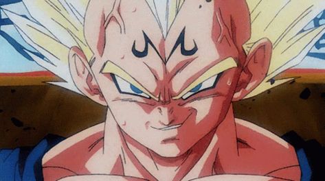 Majin Vegeta Smile, Moving Background, Doflamingo Wallpaper, Majin Vegeta, Image Dbz, Goku Y Vegeta, Vegeta And Bulma, Smile Gif, Black Butler Characters