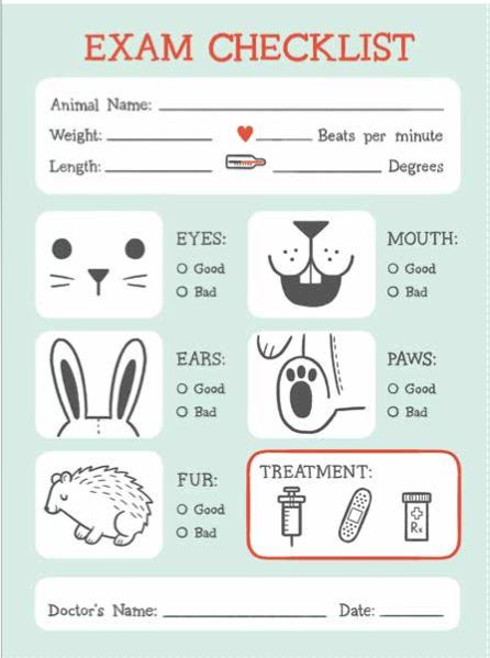 Teddy Bear Clinic Printables, Toddler Doctor Activities, Vet Check Up Printable Free, Teddy Bear Hospital Dramatic Play, Teddy Bear Clinic Ideas, Kids Vet Clinic, Teddy Bear Doctor, Teddy Bear Clinic, Teddy Bear Hospital