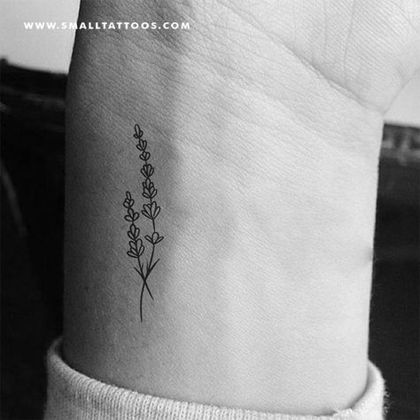 Fine Line Lavender, Greece Tattoo, Tattoo Therapy, Maching Tattoos, Lavender Tattoo, Fine Line Tattoo, Red Ink Tattoos, Plant Tattoo, Dream Aesthetic