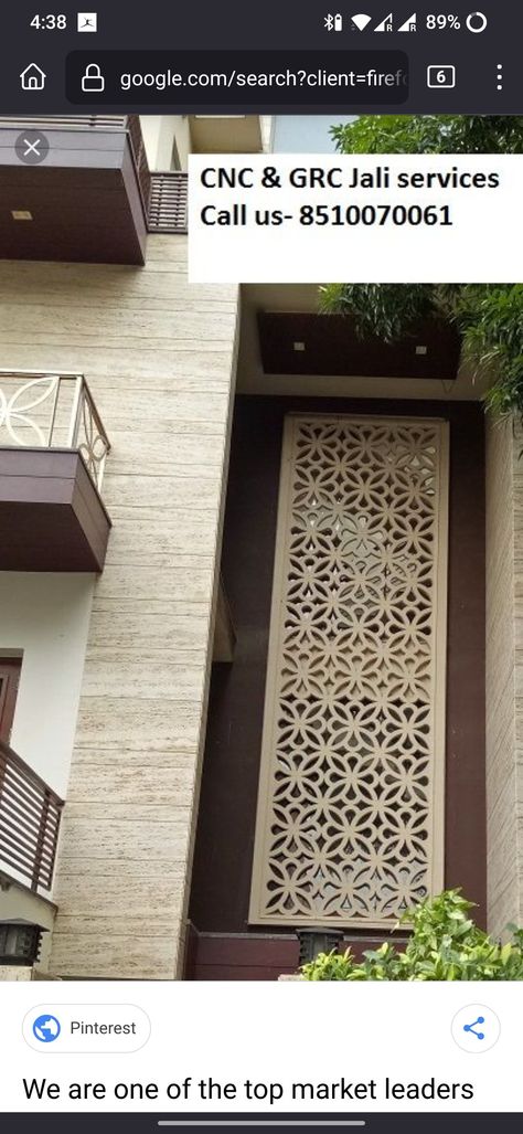 Jaali Design, House Wall Design, Balcony Grill, Balcony Grill Design, Architecture Model House, Door Design Modern, Cnc Design, Main Gate, Laser Cut Metal