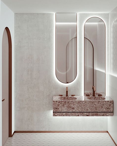 Nude Bathroom on Behance Nude Bathroom, Bathroom Render, Bathroom Behance, Toilette Design, Minimal Bathroom, Restroom Design, Interior Design Per La Casa, Bathroom Decor Luxury, Washroom Design