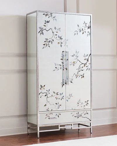 Tall Cabinet Bedroom, Tall Console Cabinet, Steel Almirah Makeover, Steel Almirah, Almirah Designs, Steel Cupboard, John Richard Collection, Dining Room Buffet, John Richard