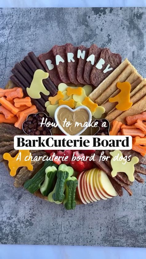 Charcuterie For Dogs aka BarkCuterie | Dog food recipes, Healthy dog treats homemade, Easy dog treat recipes Dog Treats Homemade To Sell, Dog Canolli Recipe, Doggy Birthday Party For Dogs Goody Bags, Dog Charcuterie Board Ideas, Pupachino Recipe, Barkcuterie Boards For Dogs, Dog Halloween Treats, Dog Baked Goods, Barkcuterie Boards