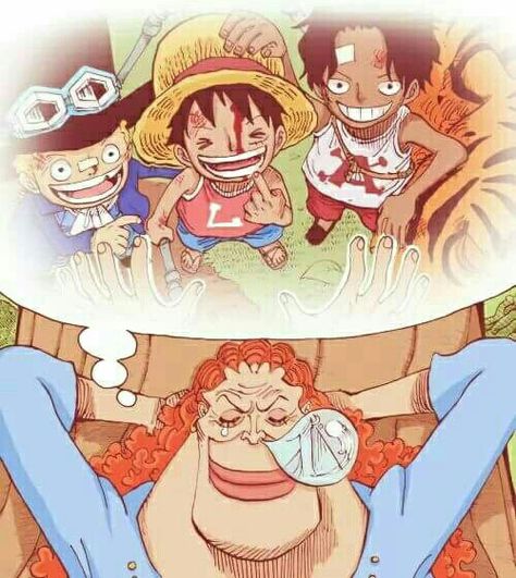 Ace, Sabo, Luffy, brothers, young, childhood, Dadan, sleeping, dreaming, snot bubble; One Piece Asl Trio, Luffy Family, One Oiece, Asl Brothers, Monkey Family, Luffy Ace, Action Figure One Piece, Ace Sabo Luffy, Ace And Luffy