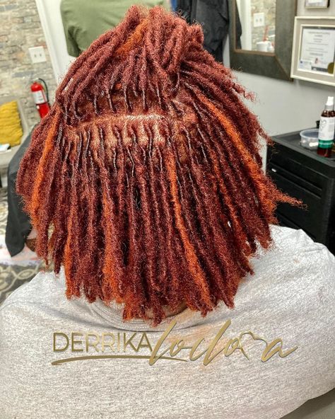 Fall Loc Hair Colors, Fall Color Locs Black Women, Loc Hair Colors, Color Locs Black Women, Curly Locs Black Women, Dreadlocks Black Women, Color Locs, Marley Locs, Locs Black Women