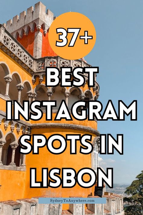 Best Instagram Spots in Lisbon Instagram Spots Lisbon, Lisbon Portugal Instagram Spots, Lisbon Portugal Photo Ideas, Lisbon Instagram Photos, Lisbon Instagram Spots, Lisbon Picture Ideas, Lisbon Photos Ideas, Lisbon Pictures, Lisbon Portugal Photography