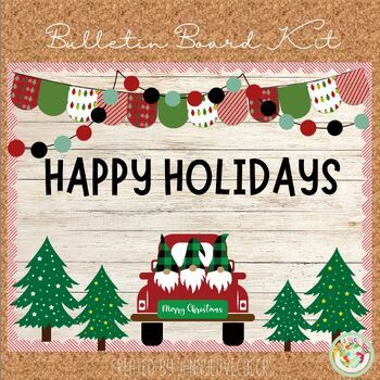 Christmas Bulletin Board or Classroom Door Decor Red Truck Digital Download Christmas Tree Farm Bulletin Board, Christmas Tree Bulletin Board, Farm Bulletin Board, Bulletin Board Christmas, Tree Bulletin Board, Bulletin Board Tree, Work Bulletin Boards, Classroom Door Decor, Christmas Bulletin Board