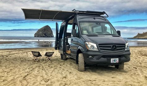 Van Awning, Custom Mercedes, Mercedes Camper, Retractable Shade, Conversion Van, Mercedes Benz Sprinter, Rv Accessories, Retractable Awning, Benz Sprinter