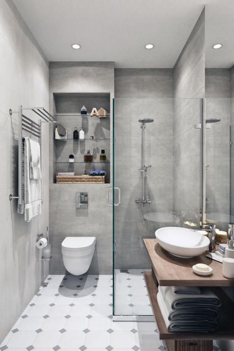 Below are stunning design ideas for your small bathroom. Design Interior Baie, حوض الحمام, Makeover Kamar Mandi, Bilik Air, Decor Baie, Small Bathroom Makeover, Bathroom Remodel Shower, Small Bathroom Storage, Trendy Bathroom