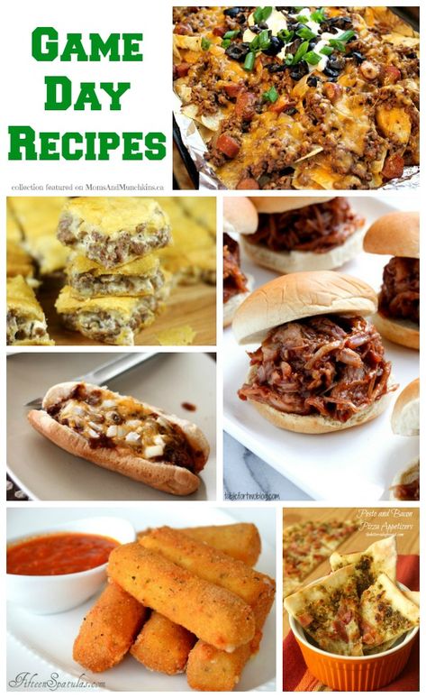 These sports party food ideas would be perfect both for a birthday party or your next sports viewing party at home. A lot of tasty recipes to choose from. Sports Theme Appetizers, Bar Humor, Sports Party Food, Sports Viewing Party, Game Day Recipes, Sports Pub, Food Game, Sport Food, Party At Home