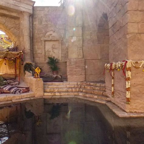 The Chosen on Instagram: “Check out our Pool of Bethesda set! . . . #TheChosenTVSeries #TheChosen #GetUsedToDifferent #BingeJesus #Instagood #Instagod #picoftheday…” Pool Of Bethesda, The Chosen, The Pool, Places To Visit, Jesus, Pool, On Instagram, Quick Saves, Instagram