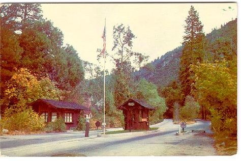 Yosemite-Entrance Gate Ranger Station 1950s Vintage Park Ranger Aesthetic, Park Ranger Aesthetic, Appomattox Court House National Historical Park, Vintage National Park Postcards, Vintage Postcards National Parks, 1930s Appalachia, Ranger Station, Entrance Gate, Park Ranger