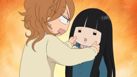 Ayane & Sawako | Kimi Ni Todoke Sawako And Kazehaya Wallpaper, Sawako Friends, Sawako And Ayane, Sawako Pfp Season 3, Sawako And Kazehaya Manga, Kimi Ni Todoke Sawako Chizu Ayane, Tamako Love Story, Anime Wall, Maid Sama