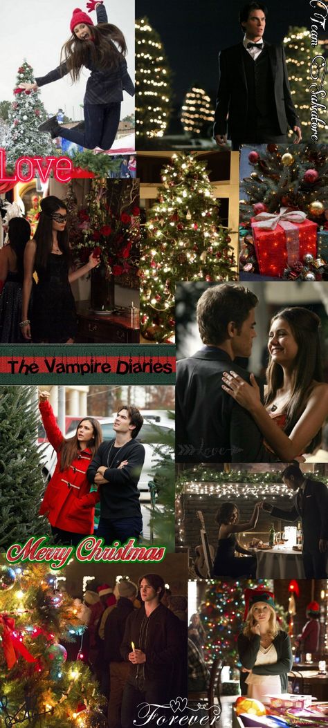 Christmas Vampire Diaries, Vampire Diaries Christmas Wallpaper, Tvd Christmas Wallpaper, Damon Salvatore Christmas, The Vampire Diaries Christmas, Jeremy Gilbert Wallpaper, Vampire Diaries Christmas, Tvd Christmas, Christmas Vampire