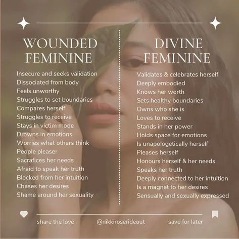 Wounded Feminine, Femininity Tips, Feminine Quotes, Divine Feminine Goddess, Womb Healing, Feminine Energy Aesthetic, Divine Feminine Spirituality, Energy Healing Spirituality, The Divine Feminine