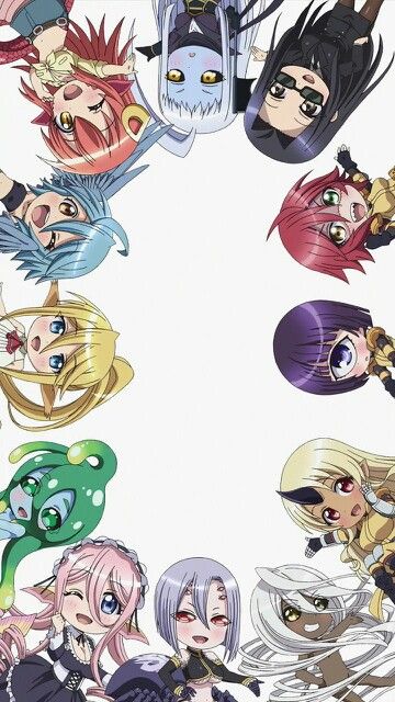 Monster Musume Monster Museum, Monster Girl Encyclopedia, Monster Girls, Monster Musume, Anime Monsters, Pop Art Wallpaper, Anime Reccomendations, Anime Wall Art, Monster Girl