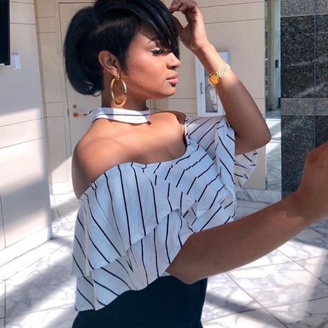 Kyla Pratt Kyla Pratt, Women Short Hairstyles, Better Everyday, Short Relaxed Hairstyles, Black Women Short Hairstyles, Shaved Side Hairstyles, Side Edges, Cut Life, Black Entertainment