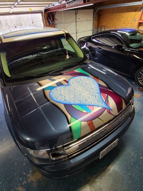 Ford Flex Custom, Ford Flex, Custom Paint, Sports Car, Ford, Paint