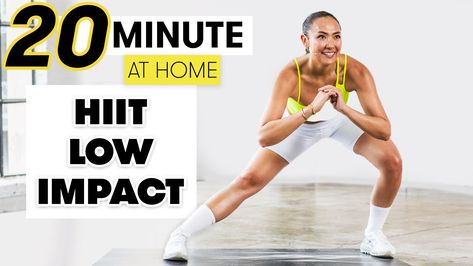 20-Minute Low Impact Full Body HIIT Workout Low Impact Hiit, Low Impact Cardio Workout, Full Body Hiit, Workout Sweat, Mini Workouts, Single Leg Deadlift, Low Impact Cardio, Full Body Hiit Workout, Weekly Workout Plans