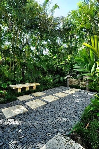 White Landscaping Rock, Hardscaping Ideas, Ideas For Small Backyards, Courtyard Plants, Landscaping Rock, Small Backyards, Townhouse Garden, Backyard Ideas For Small Yards, Small Yard Landscaping