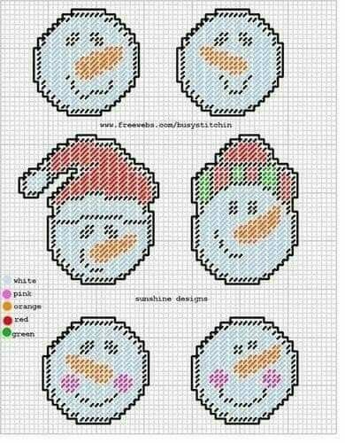 Plastic Canvas Snowman Patterns Free, Plastic Canvas Snowman, Snowman Plastic Canvas, Canvas Snowman, Plastic Canvas Christmas Ornaments, Snowman Patterns, Christmas Plastic Canvas Patterns, Plastic Canvas Magnets, Canvas Magnets