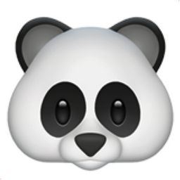 The Panda Face Emoji on iEmoji.com Panda Emoji, Bunny Emoji, Emoji Codes, Emoji List, All Emoji, Emoji Characters, New Emojis, Panda Face, Face Emoji