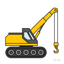 Crane Drawing Simple, Construction Vehicles Printables, School Bus Clipart, Cartoon School Bus, Crane Drawing, Train Cartoon, Train Clipart, Crane Car, Crane Machine