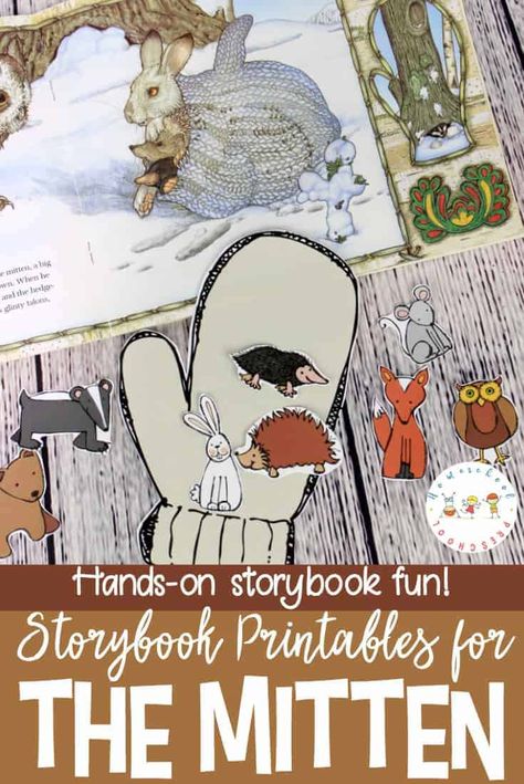 Easy Paper Plate Groundhog Day Craft for Preschoolers The Mitten Book Activities, Winter Homeschool, Jan Brett, Homeschool Lessons, Winter Activities Preschool, Free Preschool Printables, Winter Activities For Kids, The Mitten, Winter Books