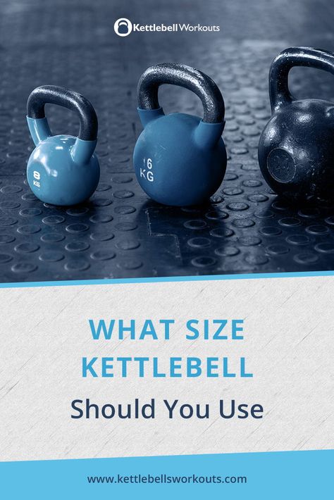 What size kettlebell should you use? #kettlebell #kettlebellworkouts #kettlebellexercises Kettlebell Workout For Men Beginner, Kettle Bells Workout For Women, Kettle Bell Workout For Women Beginners Kettlebell Challenge, Beginner Kettlebell Workout Men, Kettlebell For Beginners, Kettlebell Full Body Workout Women, Beginner Kettlebell Workout Woman, Kettlebell Exercises For Beginners, Kettle Bell Workout For Women