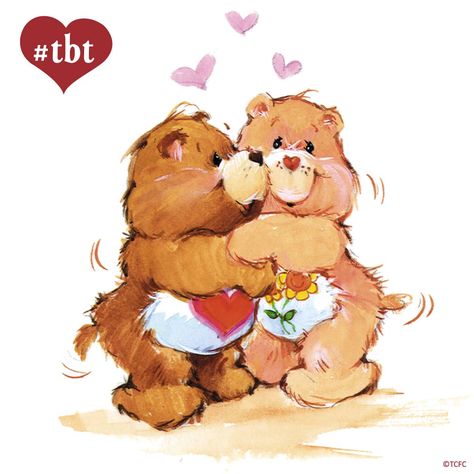 Care Bears: Tenderheart Gives Friend Bear a Hug 80s Cartoon Characters, Tenderheart Bear, Care Bears Vintage, Care Bears Cousins, Foto Transfer, Bear Photos, Cute Smile, 80s Cartoons, Bear Hug