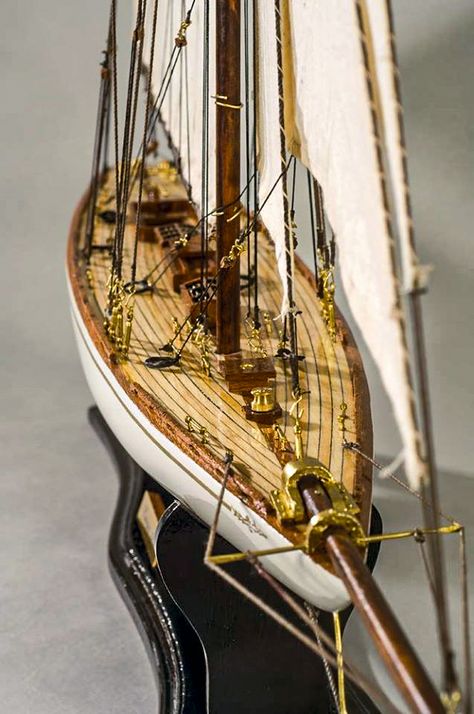 Little boat will grow big!  ⛵  Or almost, because like their big brothers, the real ships and boats, model ships represent a significant economic and social weight... 👍 Big Sailboat, Sailing Ship Model, Yacht Model, Model Sailboat, Big Brothers, Ship Model, Model Boats, Of Model, Model Ships