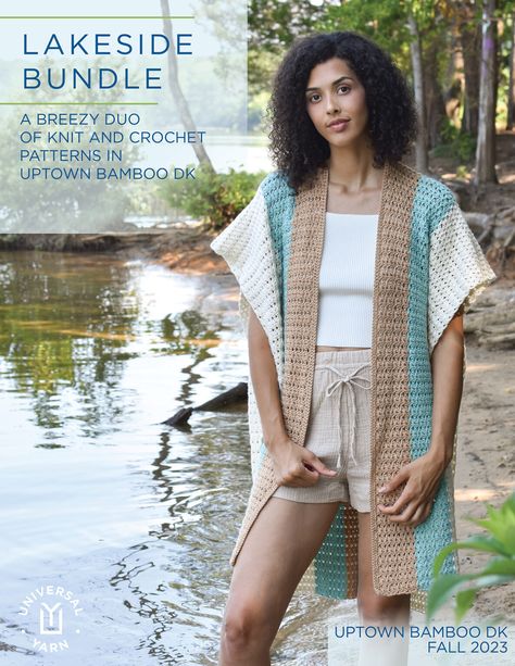 Pattern – Universal Yarn Creative Network Crochet Ruana Pattern, Crochet Ruana, Ruana Pattern, Cowl Poncho, Universal Yarn, Sweater Hat, Yarn Store, Sweater Fits, Knit In The Round